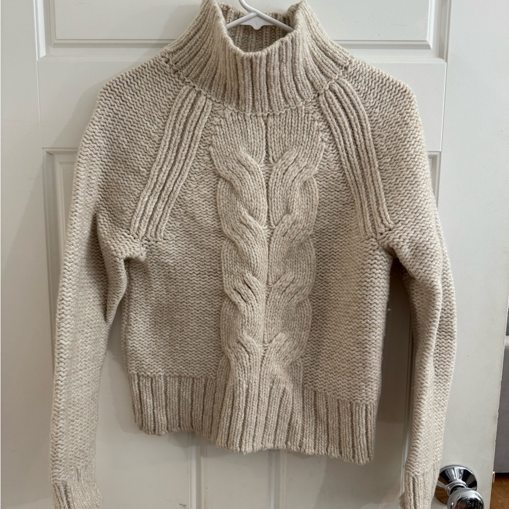 Banana Republic Cream Cowl Neck Sweater